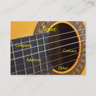 Guitarist Business Card