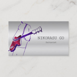 Guitarist Business Card