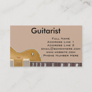 Guitarist Business Card