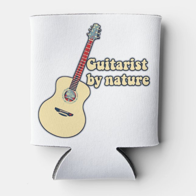 Guitarist by nature. motivational guitar quotes can cooler (Front)