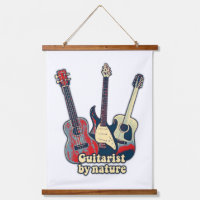 Guitarist by nature. vintage colourful guitars 