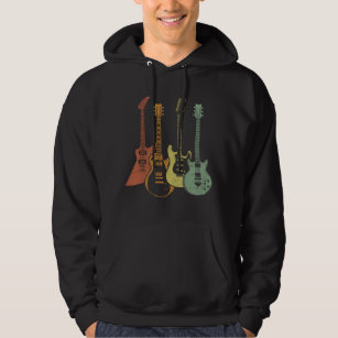 Guitarist Colourful Musical Instruments Guitars Hoodie