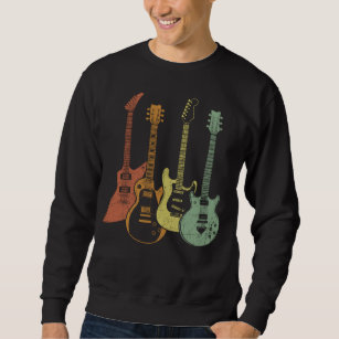 Guitarist Colourful Musical Instruments Guitars Sweatshirt