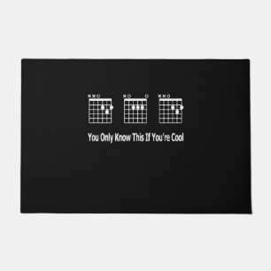 Guitarist Dad Guitar Tab Musical Birthday Doormat