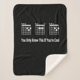 Guitarist Dad Guitar Tab Musical Birthday Sherpa Blanket