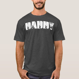 Guitarist Daddy Funny Music Guitar Lover Fathers D T-Shirt