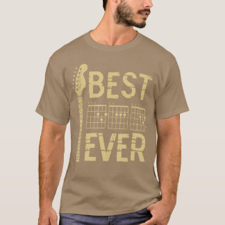 Guitarist Father Best Dad Ever D A D Chord Gifts G T-Shirt