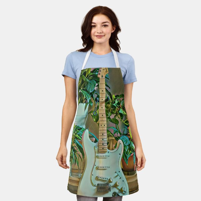 Guitarist gifts apron (Worn)