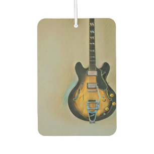 Guitarist gifts car air freshener