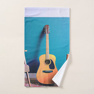 Guitarist gifts hand towel