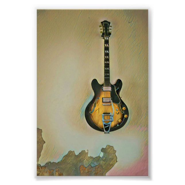 Guitarist gifts photo print (Front)