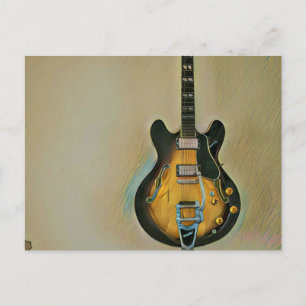 Guitarist gifts postcard