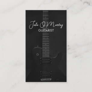 Guitarist Guitar Music Musician Business Card