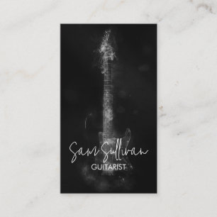 Guitarist Guitar Music Musician Business Card