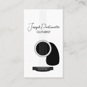 Guitarist Guitar Music Musician Business Card