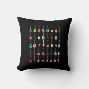 Guitarist Guitar Musical Instrument Rock and Roll Cushion