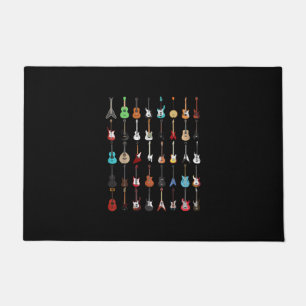 Guitarist Guitar Musical Instrument Rock and Roll Doormat