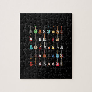 Guitarist Guitar Musical Instrument Rock and Roll Jigsaw Puzzle