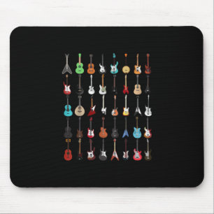Guitarist Guitar Musical Instrument Rock and Roll Mouse Pad