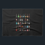 Guitarist Guitar Musical Instrument Rock and Roll Tea Towel<br><div class="desc">Guitarist Guitar Musical Instrument Rock and Roll</div>