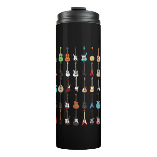 Guitarist Guitar Musical Instrument Rock and Roll Thermal Tumbler