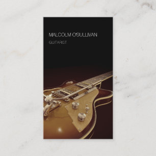 Guitarist Guitar Player Business Card