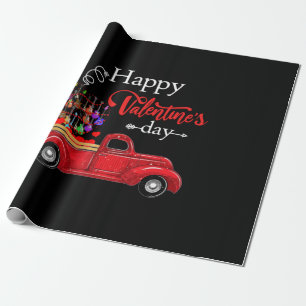 Guitarist Happy Valentines Day Guitarist Birthday Wrapping Paper