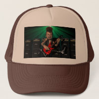 Guitarist in Flight Hat
