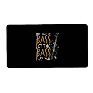 Guitarist Let The Bass Guitar Birthday