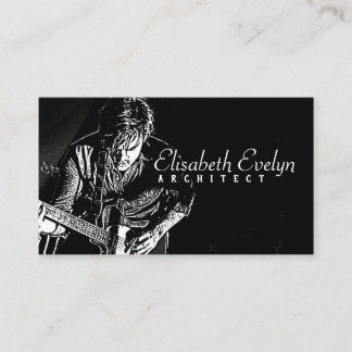 guitarist man music r565g business card