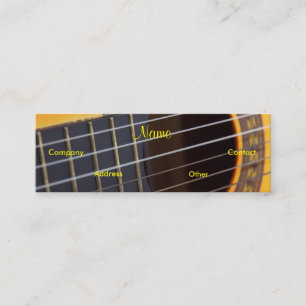 Guitarist Mini Business Card