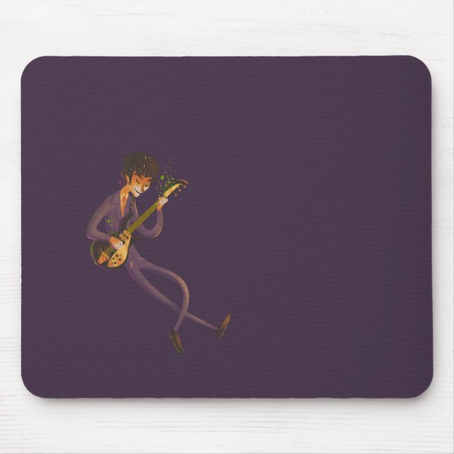 Guitarist Mouse Pad (Front)
