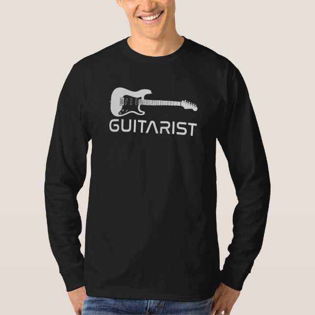 Guitarist Music Instrument Guitar Player T-Shirt (Front)