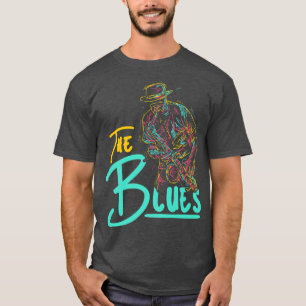 Guitarist Musician Blues Guitar Vintage Blues Musi T-Shirt