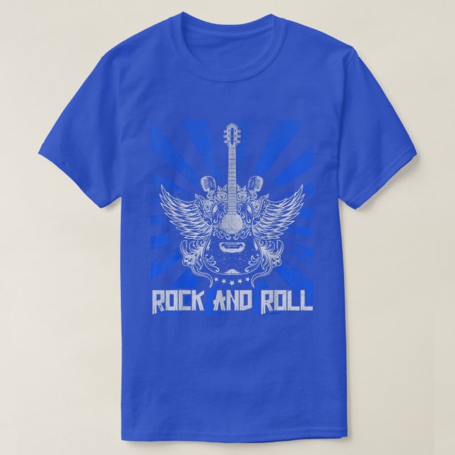 Guitarist Musician Guitar Rock and Roll 1507 T-Shirt (Design Front)