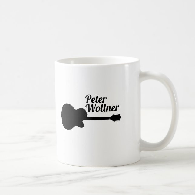 Guitarist Name Acoustic Guitar Coffee Mug (Right)