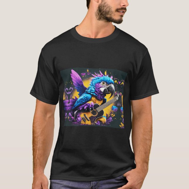 Guitarist parrot T-Shirt (Front)