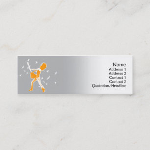 Guitarist  - Skinny Mini Business Card