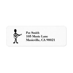 Guitarist Stick Figure