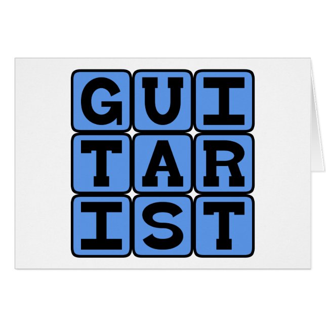 Guitarist, String Musician (Front Horizontal)