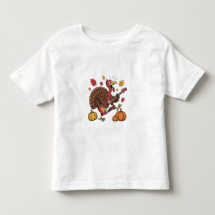 Guitarist Turkey Electric Guitar Concert Music Toddler T-Shirt