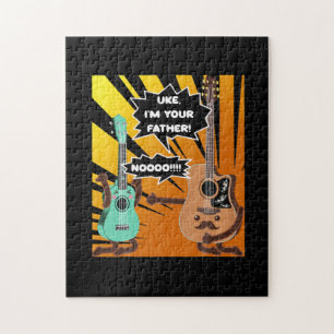 Guitarist Uke I Am Your Father Birthday Jigsaw Puzzle
