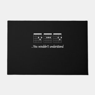 Guitarist You Would Not Understand Birthday Doormat
