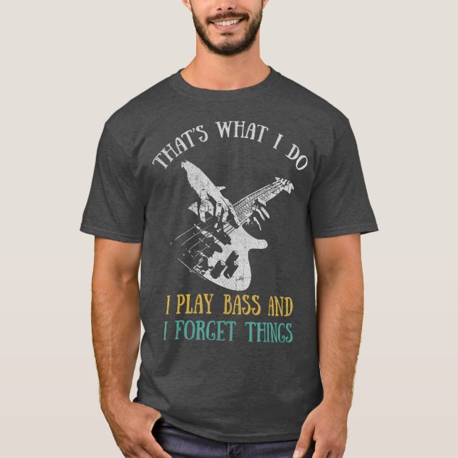 Guitarists Low End Bass Guitar Player Bassists T-Shirt (Front)