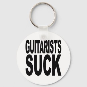 Guitarists Suck Key Ring