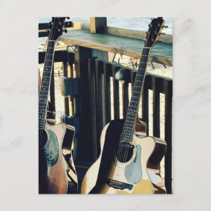"Guitars by the Lake" photo Greeting Card
