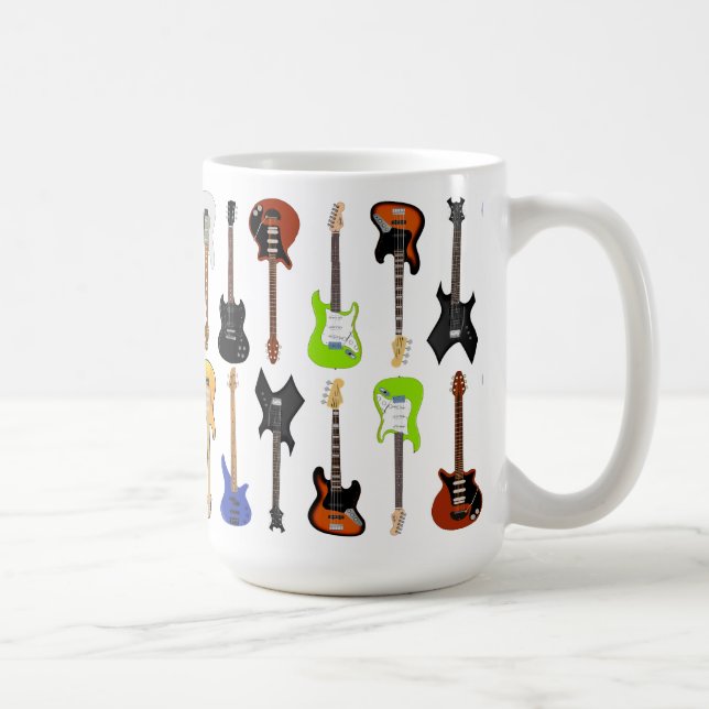 Guitars Coffee Mug (Right)