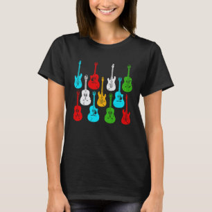 Guitars  Electric Acoustic Guitarist Classic Guita T-Shirt