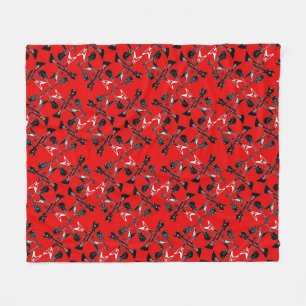 Guitars Fleece Blanket