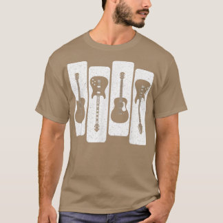 Guitars Guitarist Acoustic Electric Guitar Music L T-Shirt
